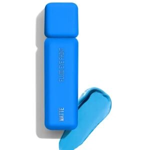 About Face Matte Blue Fluid Eye Shadow Long Wear High Pigment New In Box Vegan